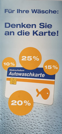 Autowaschkarte